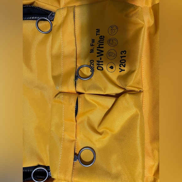 Offwhite yellow backpack [good condition]
